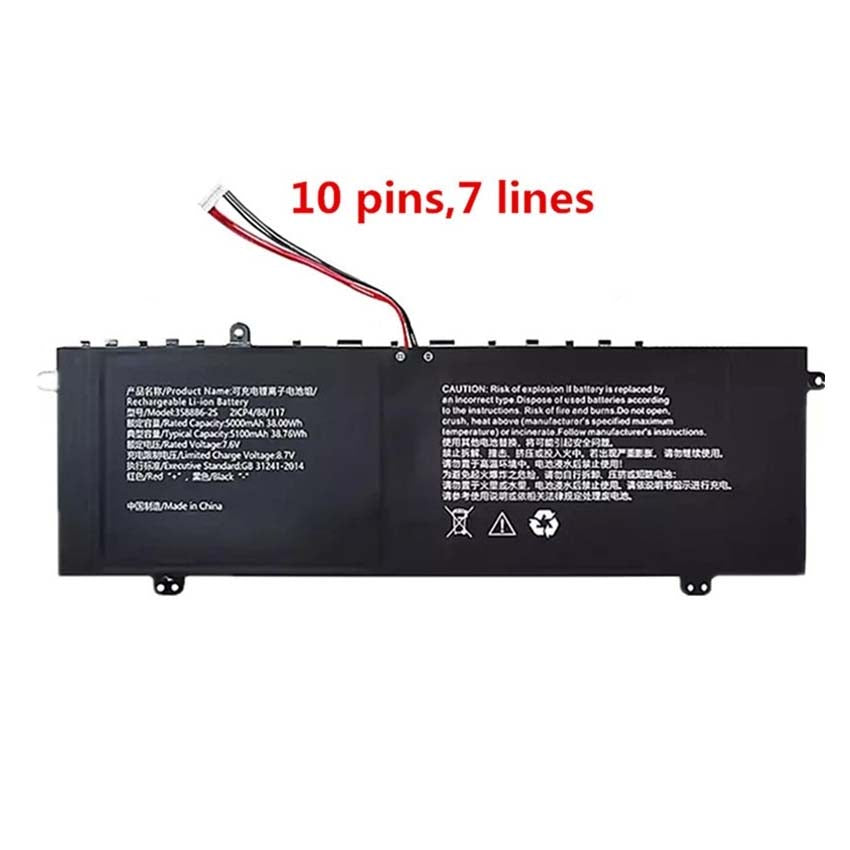 Laptop Battery For Gateway GWNC21524 BK BL GR RD 3576127P-2S1P 3588B6-2S
