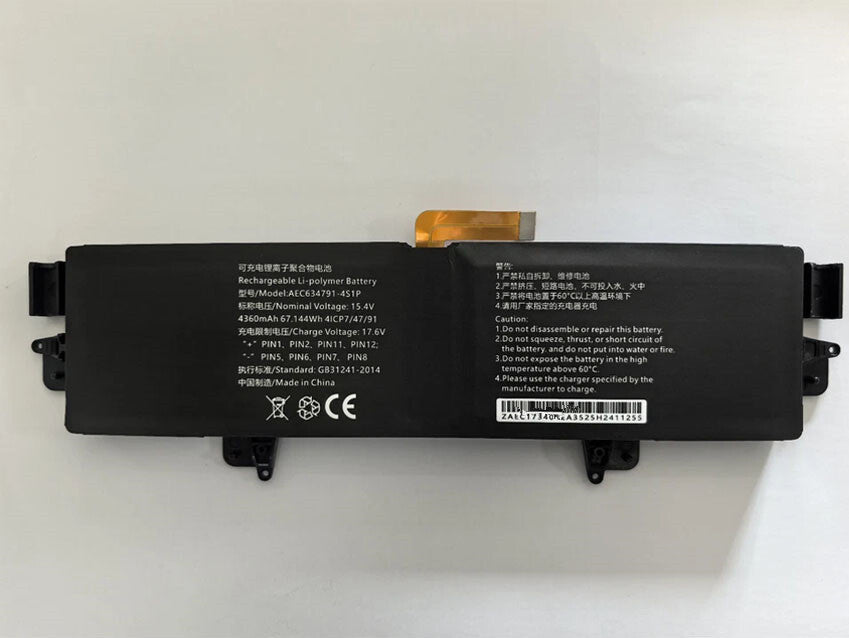 Replacement AEC634791-4S1P Battery For GPD WIN Max 2 GPD Win Max2 Handheld Gaming PC