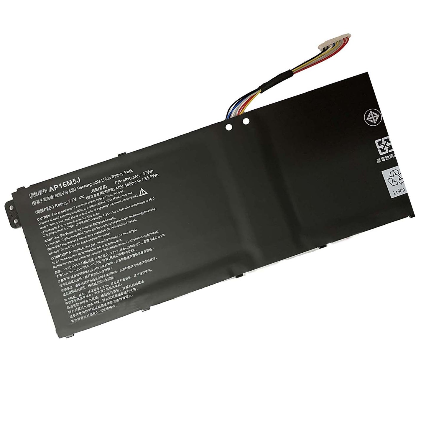 7.7V AP16M5J Replacement Battery for Aspire 1 A114-31 A114-31-C3E6 A114-31-C44C A114-31-C4TY A114-31-C4ZV A114-31-C5Z2 A114-31-C6FA A114-31- C8PT KT00205005