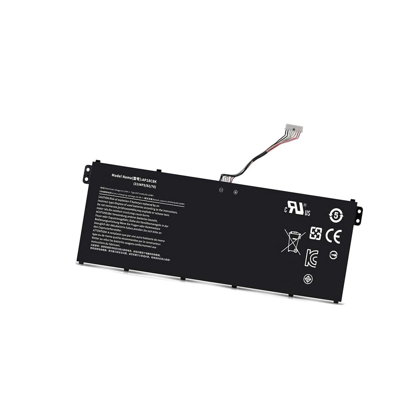 AP18C8K Laptop Battery Replacement for Acer Aspire 5 A514-54 A514-54G A515-56 A515-56G A515-56T A514-52 A514-52K-36GL Aspire 7 A715-42G Swift 3 SF314-42 SF314-57 SF314-58 SF314-59 50.29Wh 4471mAh