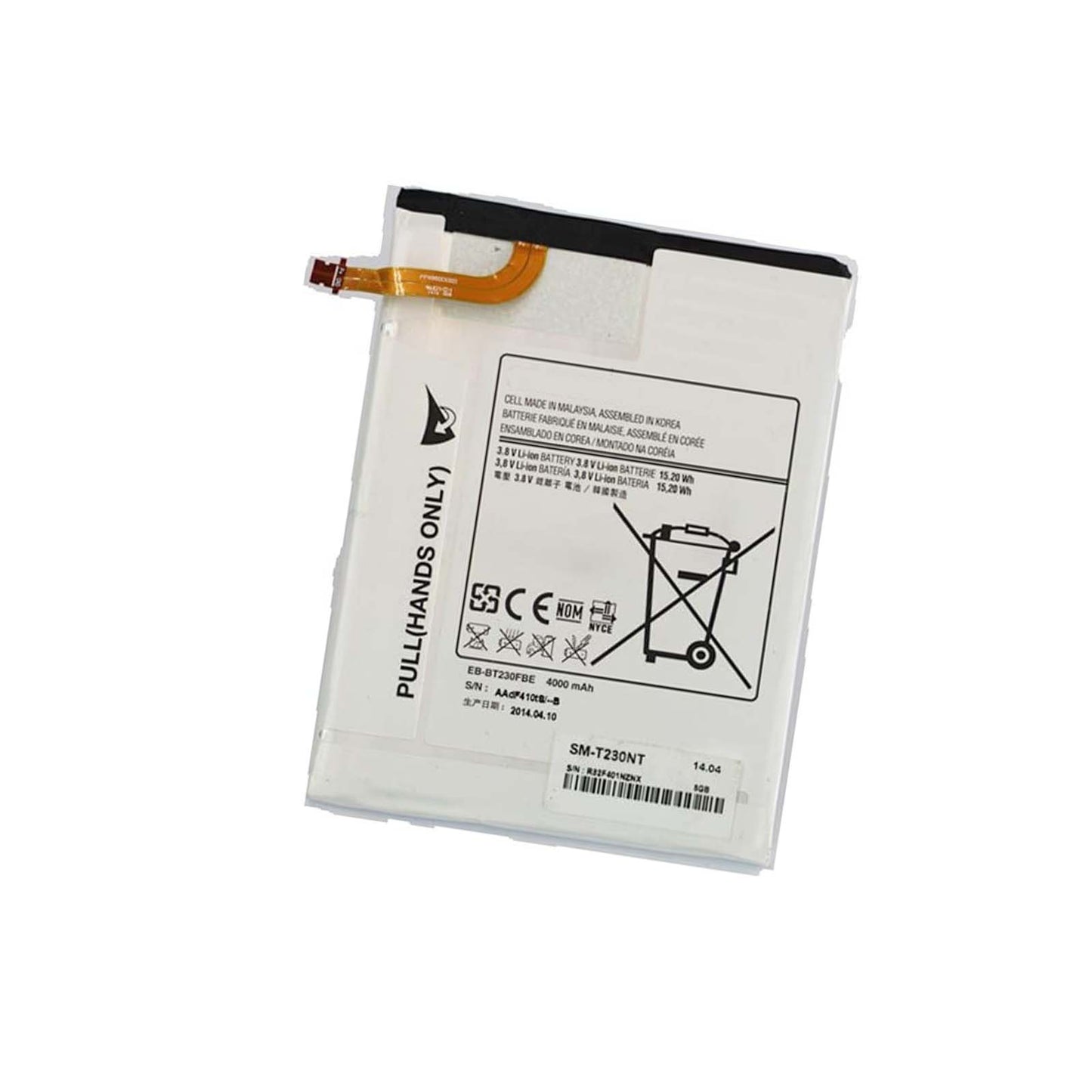 EB-BT230FBE Tablet Replacement Battery for Galaxy TAB 4 7.0 SM-T230 SM-T231 SM-T235 SM-T239 SM-T237P EB-BT230FBC EB-BT230FBU GH43-04179A with Tools
