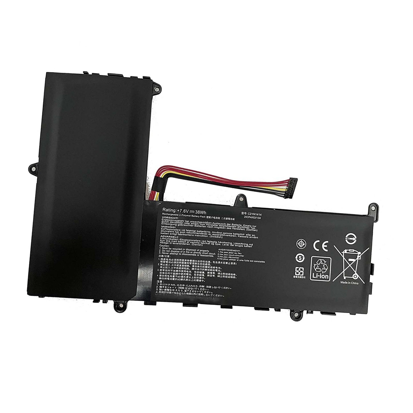 C21N1414 Laptop Replacement Battery for EeeBook X205T X205TA X205TA-BING-FD015B 11.6" Series C21PQ91 CKSE321D1 0B200-0124000