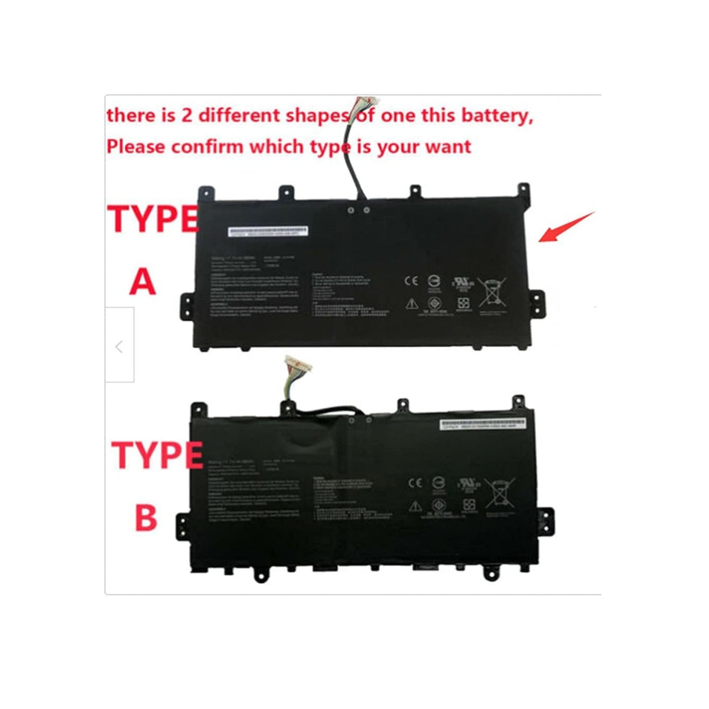 Replacement Battery C21N1808 Compatible with Chromebook C423 C423NA Series C21PqCH 0B200-03060000