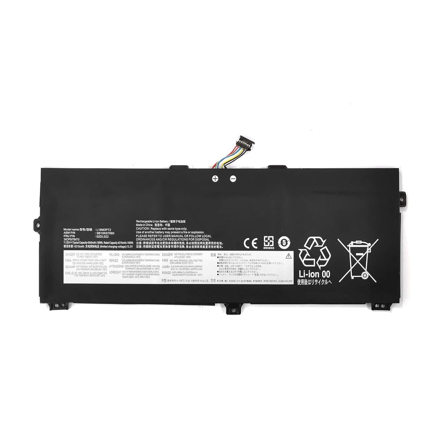 Replacement L18M3P72 Battery for ThinkPad X390 20NN00FFEE 20NN0025RK 20NN002EED SB10V03234 5B10W13929