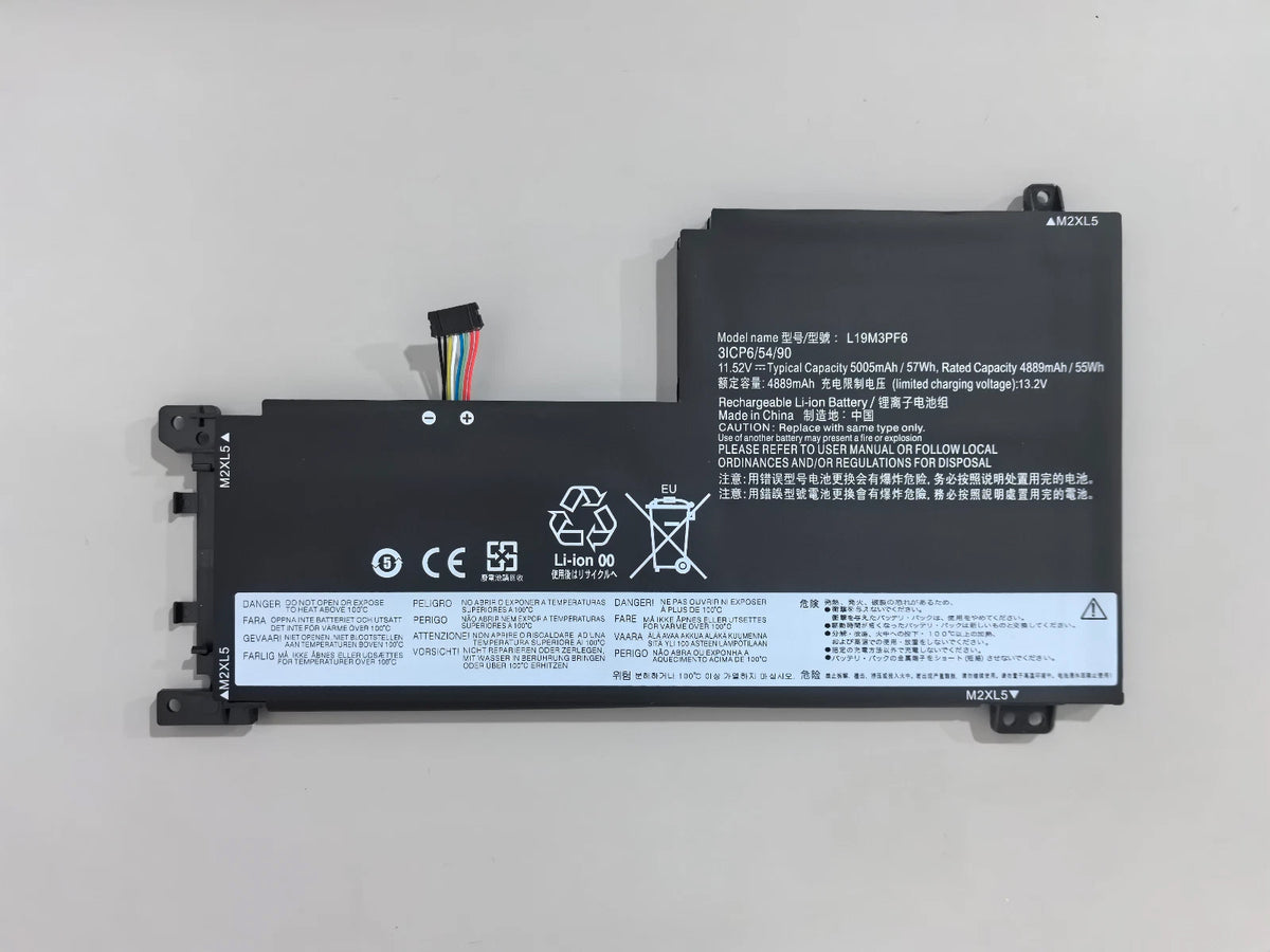 Replacement Battery L19M3PF6 L19D3PF3 For Lenovo IdeaPad 5-15ALC05 5-15IAL7 5-15ABA7 Series