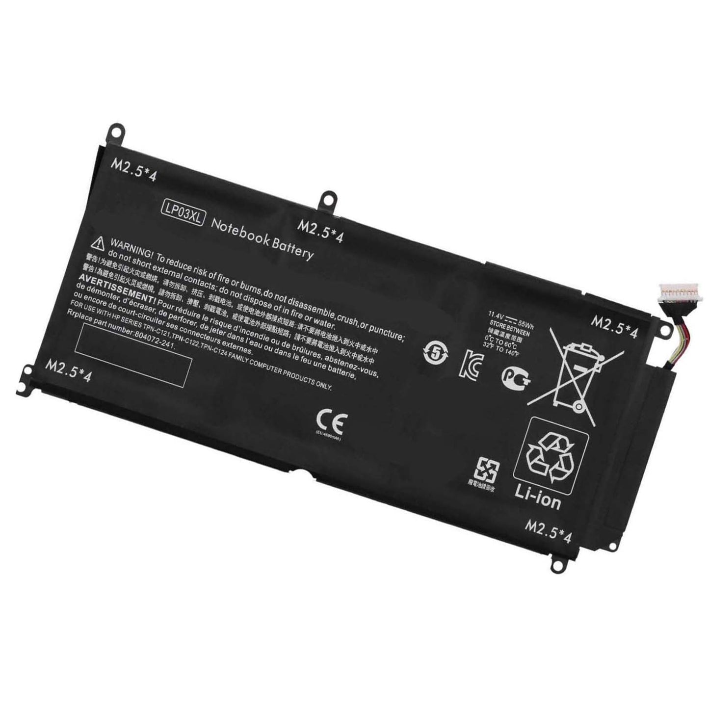 LP03XL Replacement Laptop Battery for Envy M6-P M6-P113DX M6-P013DX Envy 15T-AE 15T-AE000 HSTNN-DB7C 807417-005 807211-241 15-AE016TX HSTNN-UB6R