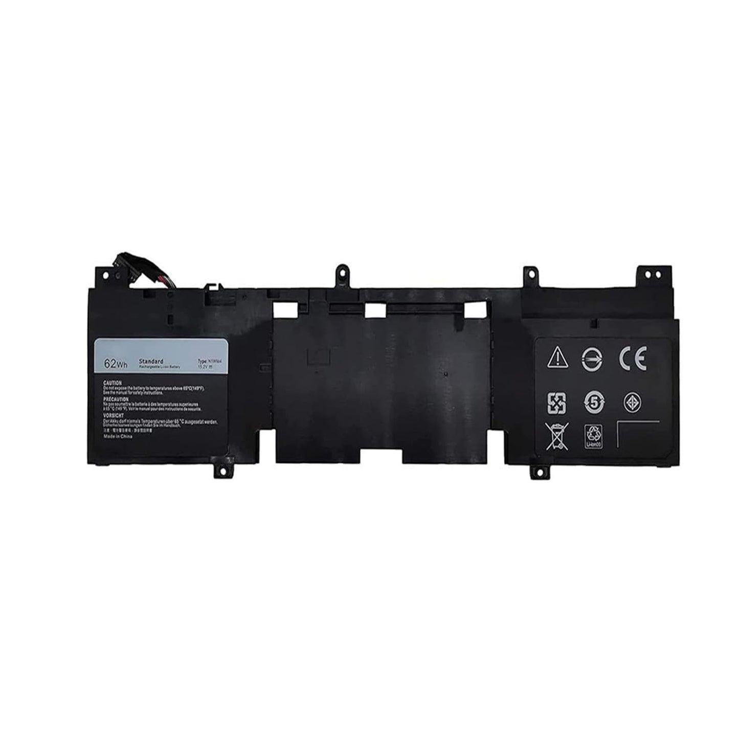 Replacement N1WM4 Battery Replace for 13 R2 P56G QHD 13.3"Series 15.2V,62Wh