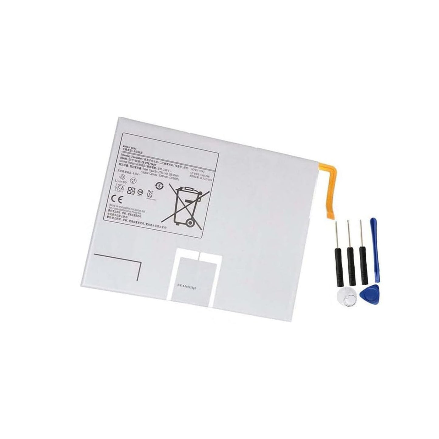 Replacement EB-BT875ABY Battery Compatible with Galaxy Tab S7 Tablet, Galaxy Tab S7 Tablet SM-T875 3.86V,7760mAh