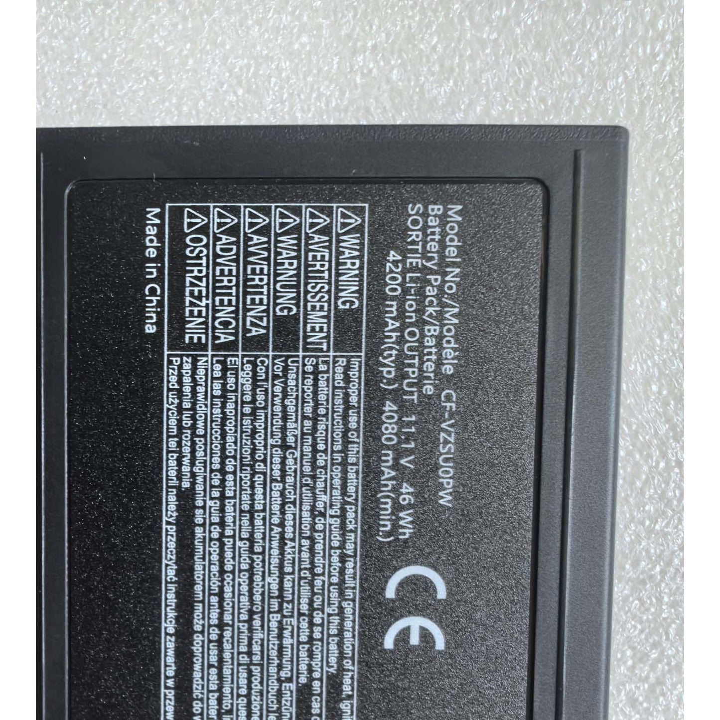 Replacement CF-VZSU0PW CF-VZSU0LW CF-VZSU0PR Battery Compatible with Panasonic Toughbook CF-54