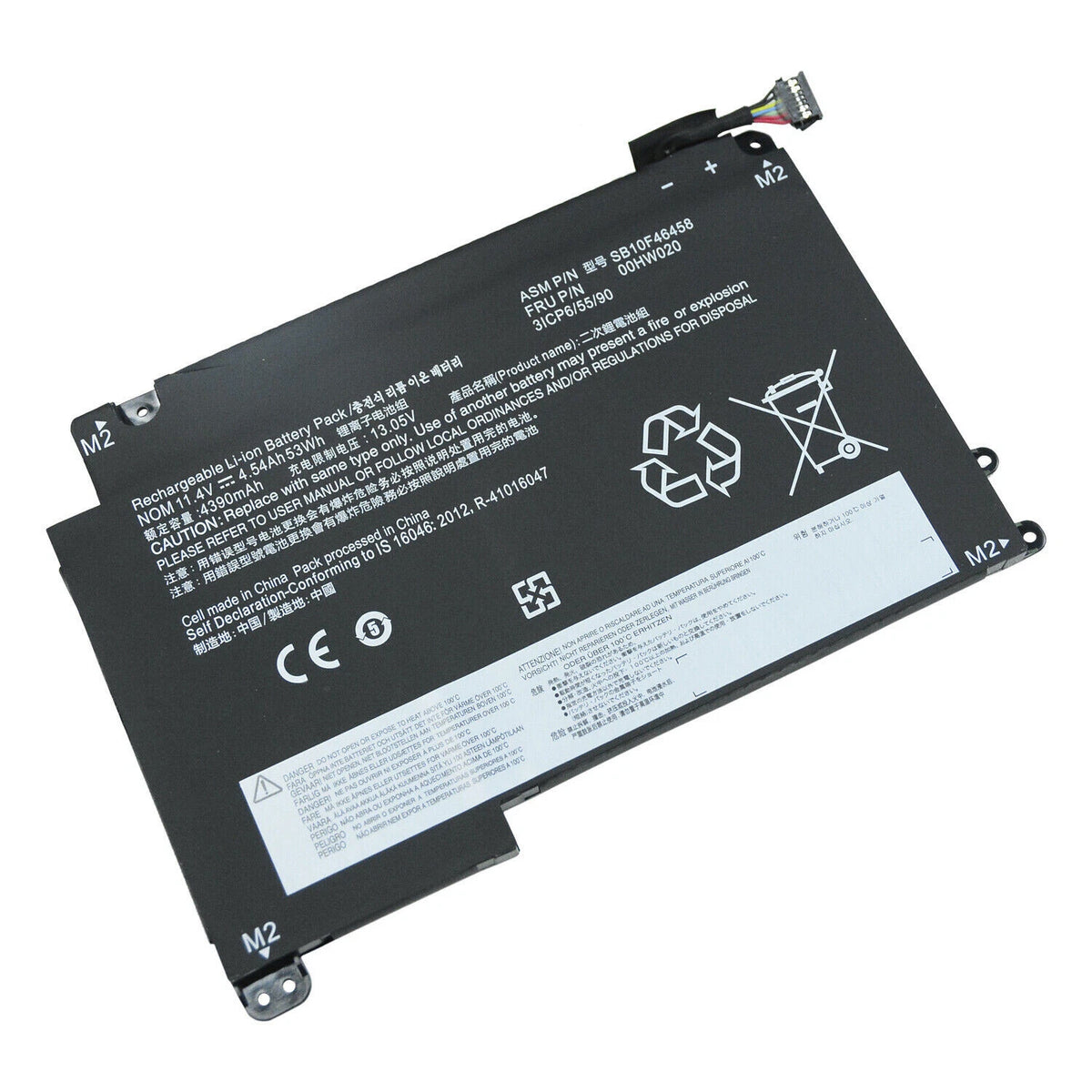Replacement 00HW020 00HW021 Battery For Lenovo ThinkPad Yoga 460 Yoga P40 Series SB10F46458