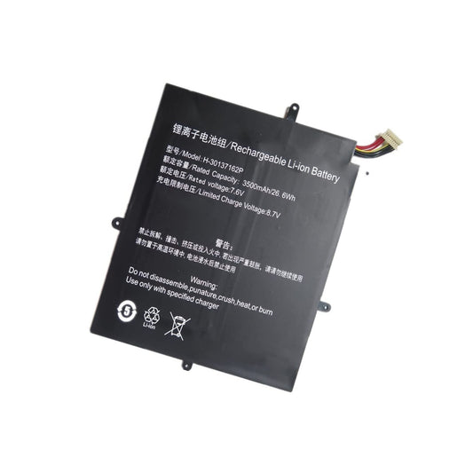 H-30137162P Replacement Battery Compatible with Teclast F5 MaxBook Y11 H1M6 P/N: 2666144 JJY28137162P 7.6V,3500mAh/26.6Wh (10 Pins 8 Cables)