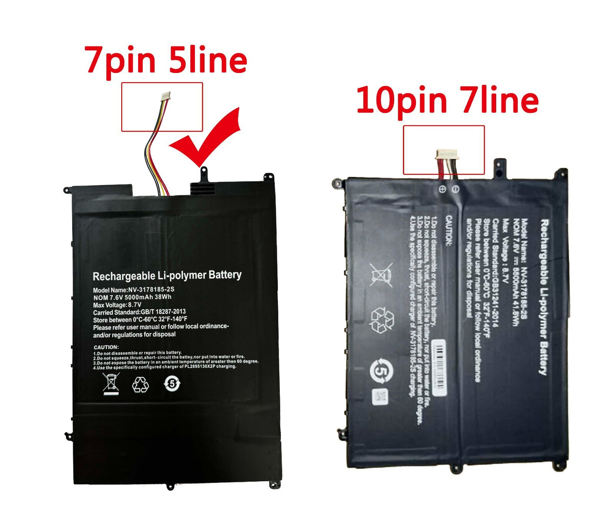 Replacement nv-3178185-2s Battery For Sgin X15 Tablet PC laptop Battery 5000mA