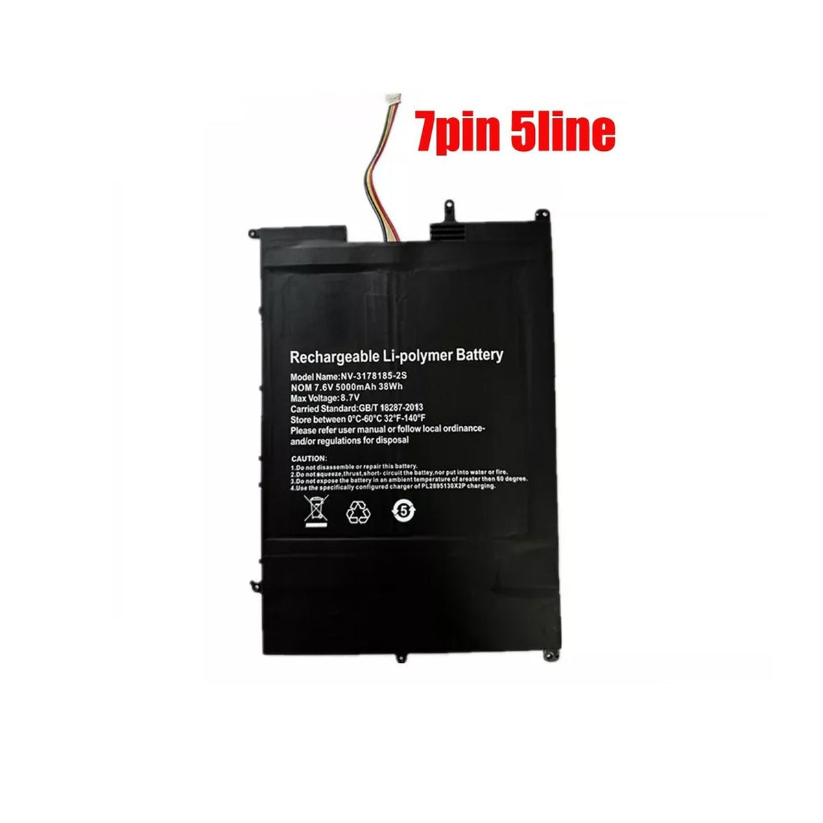 Replacement nv-3178185-2s Battery For Sgin X15 Tablet PC laptop Battery 5000mA