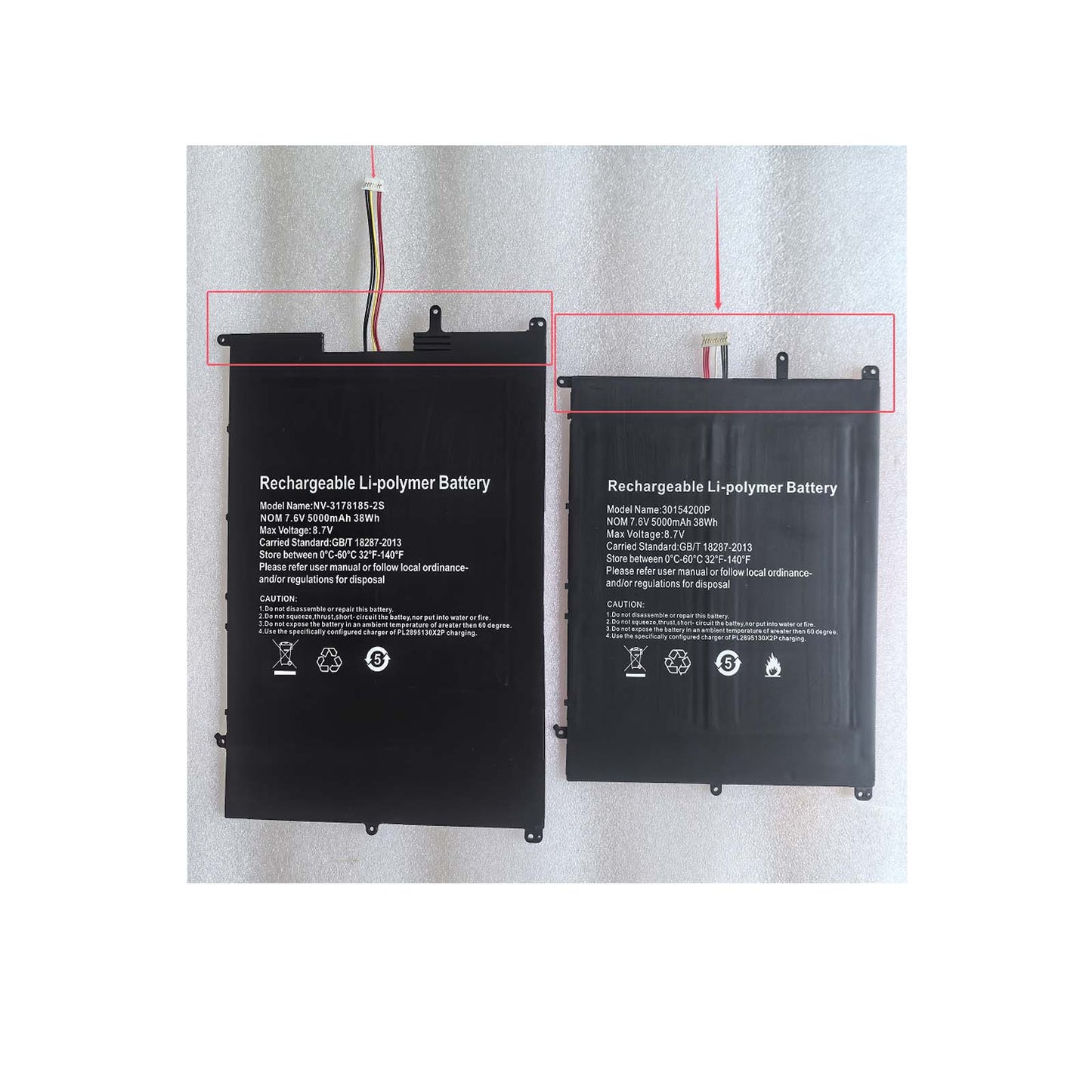 Replacement Battery Laptop 34160201P NV-3178185-2S Replace for Digma EVE 15 P417 ES5063EW P418 ES5064EW Tablet