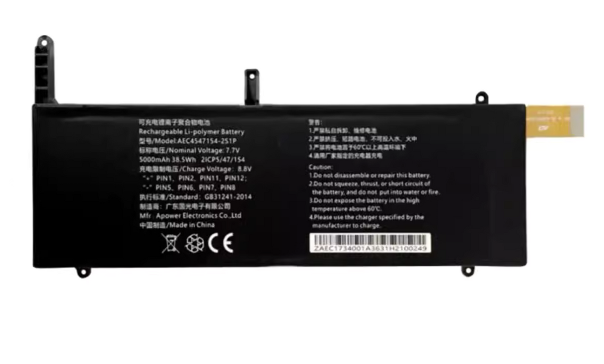 Replacement AEC4547154-2S1P Battery Mini UMPC For GPD Pocket 3 P3 Pocket3 G1621-02
