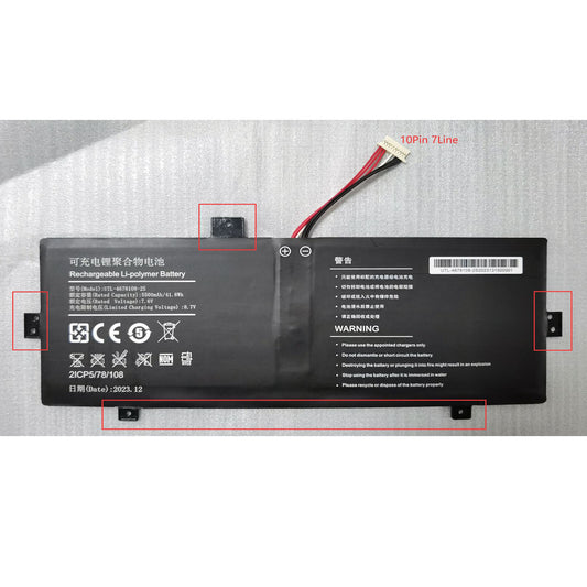 Laptop Replacement UTL-4678108-2S UTL-3978110-2S Battery for Evolve Maestro EBook 11V2 maestro iii