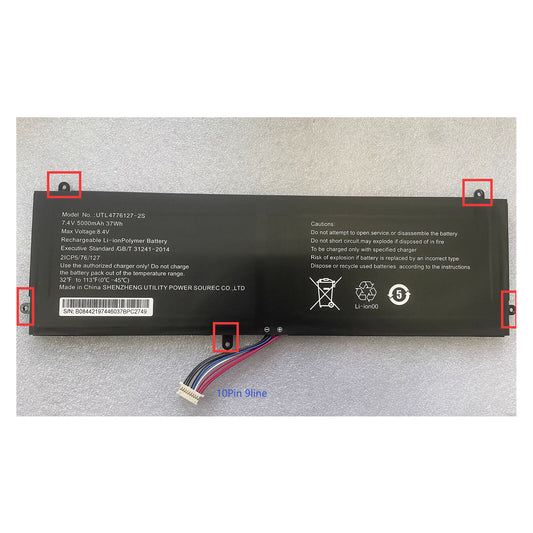 Replacement Laptop NV-4776127-2S Battery for Smartbook 141 PC208PC209 7.4V,5000mAh/37Wh