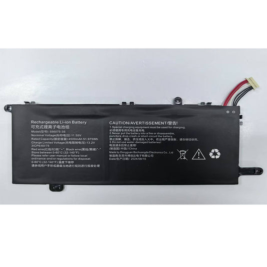 Replacement Battery Replace for JUMPER 556075-3S 11.55V,4500mAh