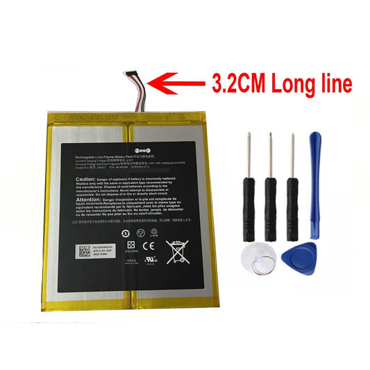 Replacement Tablet Battery For Amazon Fire HD 10 9th Gen Battery 58-000280