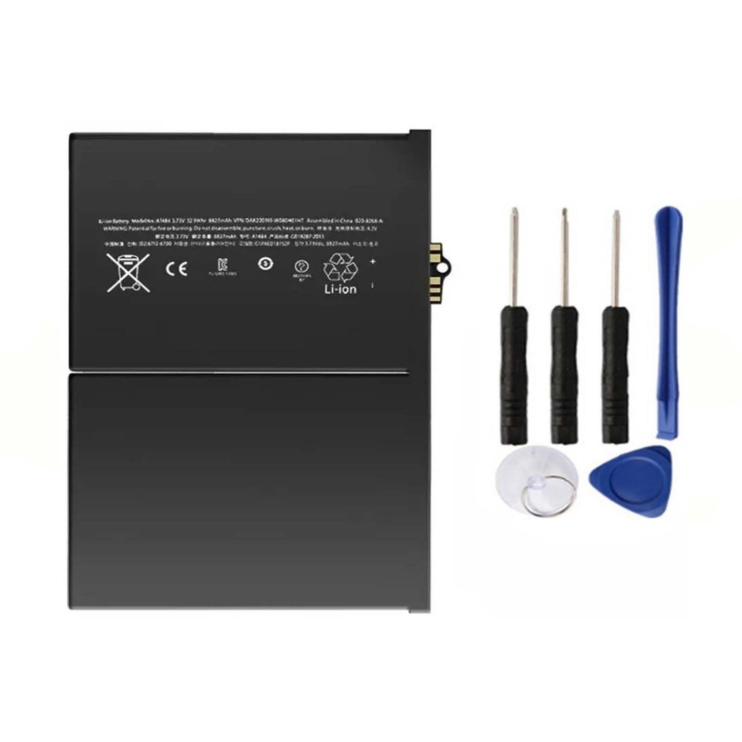 For Apple iPad 6, 6th Gen (2018), 9.7" A1893, A1954 Replacement Li-ion Battery, A1484