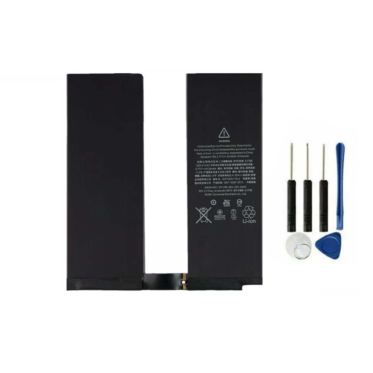 Replacement Battery A1798 for iPad Pro 10.5" 2017 / Air 3 3rd Gen. 8134mAh