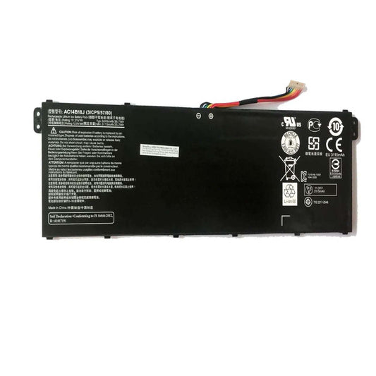 AC14B18J Replacement Battery for Chromebook 11 CB3-111 13 CB5-311 15 C910 Gateway NE512 AC14B8K 3ICP5/57/80 11.4V 3220mAh