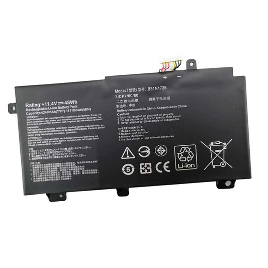 Laptop Replacement B31N1726 A41LK9H Battery for TUF Gaming FX504GD FX504GE FX504GM Series B31BnEH B31Bn91