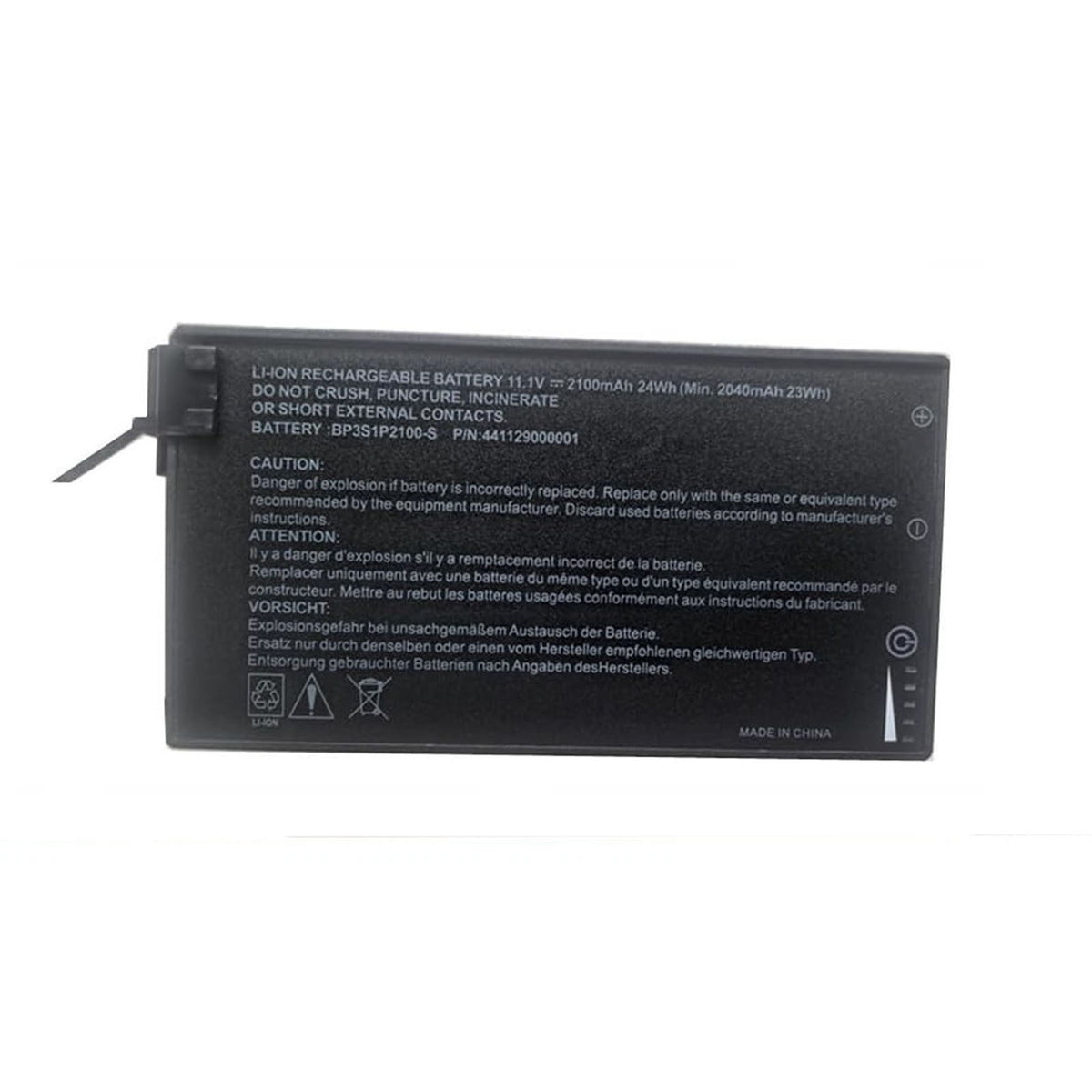 Replacement Battery BP3S1P2100 BP3S1P2100-S for Getac V110 V110C Rugged Series Notebook