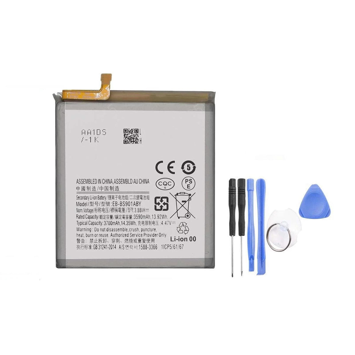 Replacement Battery EB-BS901ABY For Samsung Galaxy S22 5G SM-S901U1 S901B S901W GH82-27494A