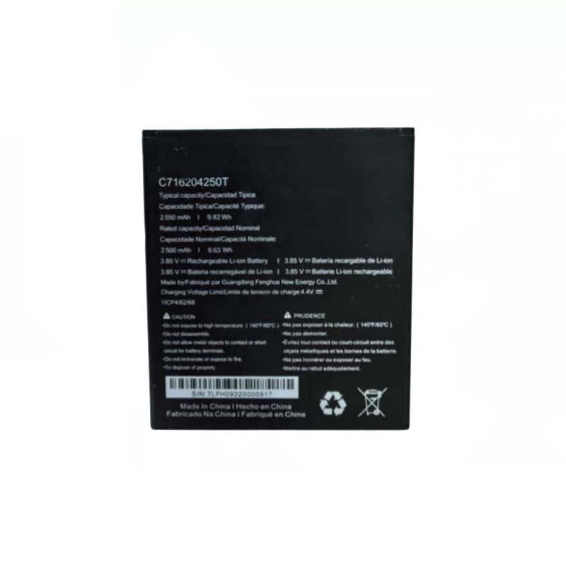 C716204250T Replacement Battery For BLU Studio Mini 2023 (ST1020T) Smartphone 2550mAh