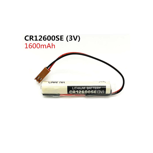 Brown Plug Replacement Battery Replace for FDK CR12600SE CR12600SE CR12600 3V,1600mAh