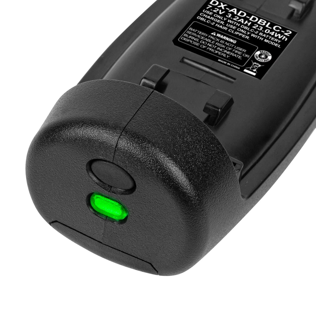 Replacement 3.2AH DX-AD-DBLC-2 battery for Andis SUPRA ZR II CLIPPER,PULSE ZR II DBLC-2 7.2V