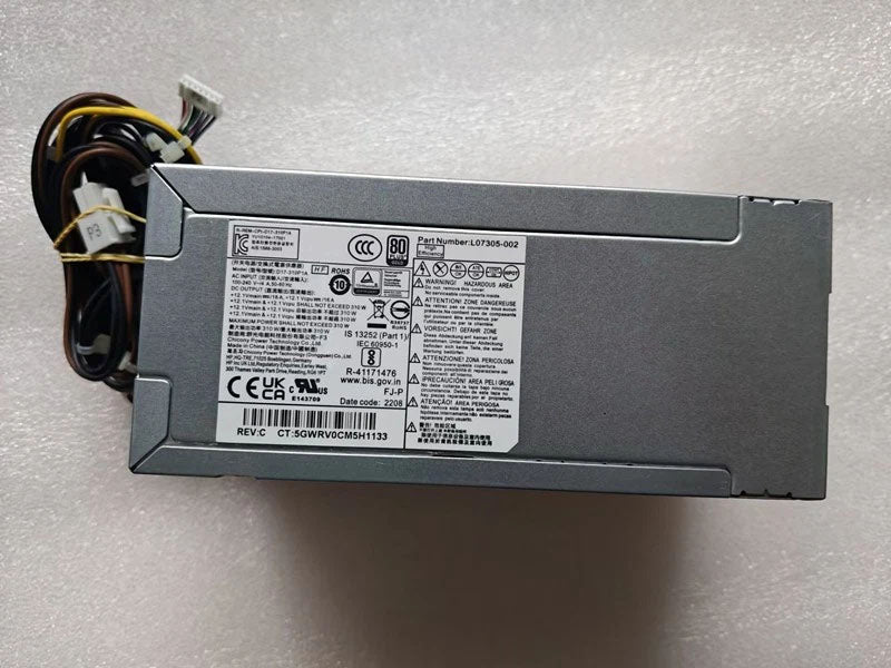 Power Supply DPS-310AB-1A PCG007 937516-004 For HP 280 288 G3 MT 310 PSU