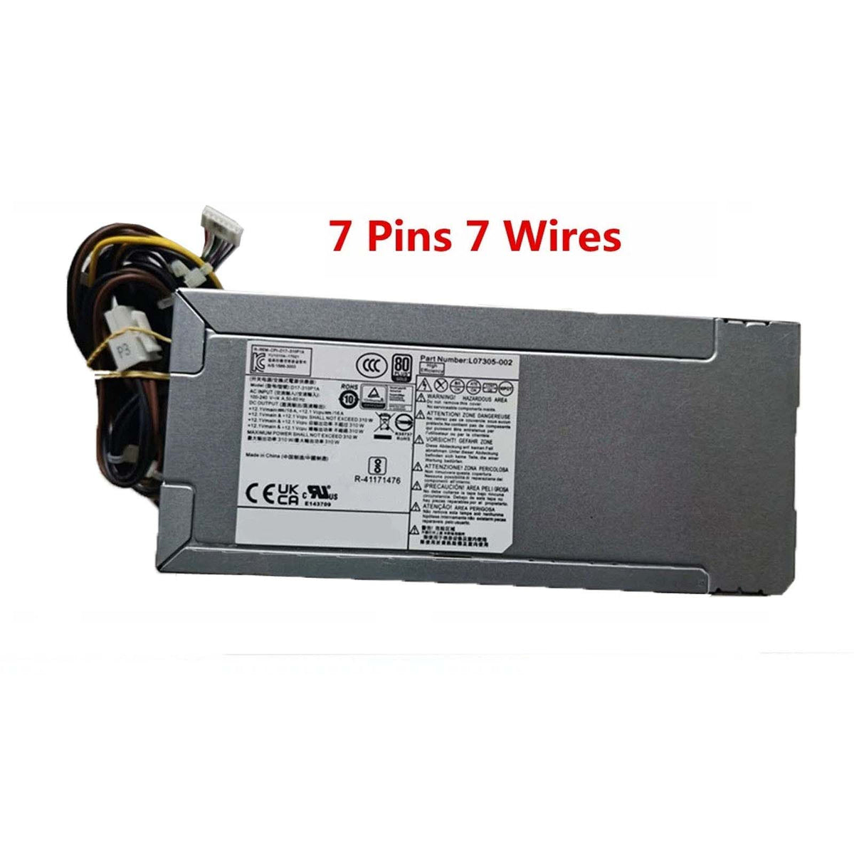 Power Supply DPS-310AB-1A PCG007 937516-004 For HP 280 288 G3 MT 310 PSU