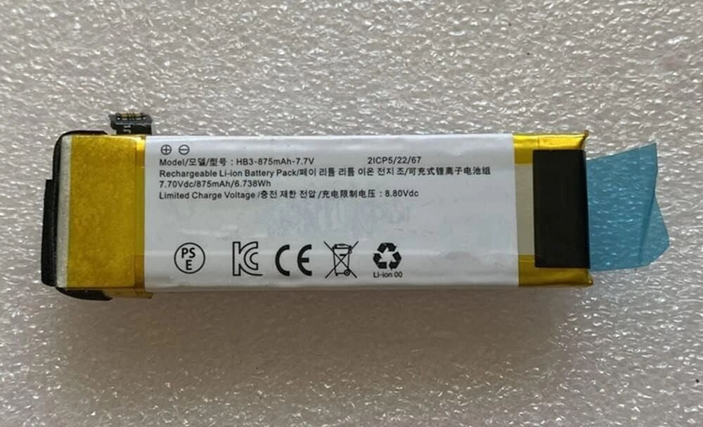 HB3-875mAh replace Battery for DJI Osmo Pocket 1 2 3 Handheld Camera Gimbal