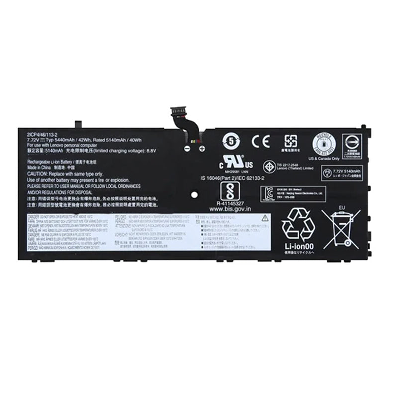 Replacement L16L4P91 01AV453 Battery for Lenovo ThinkPad X1 Tablet GEN 3 01AV454