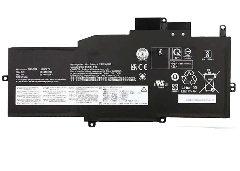L19M3P73 Replacement Battery For Lenovo ThinkPad X1 Nano Gen 1st L19C3P71 5B10W13963