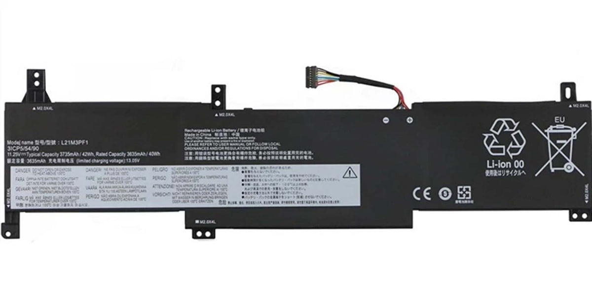 Replacement L21M3PF0 L21C3PF0 L21M3PF1 Battery for Lenovo IdeaPad 1 14IGL7 14IAU7