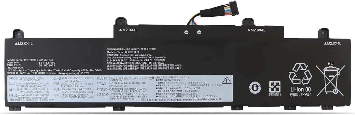 L21M3PG2 Replacement Battery For Lenovo ThinkPad L14 Gen 3 21C1 21C2 21C5 21C6 SB11H56244