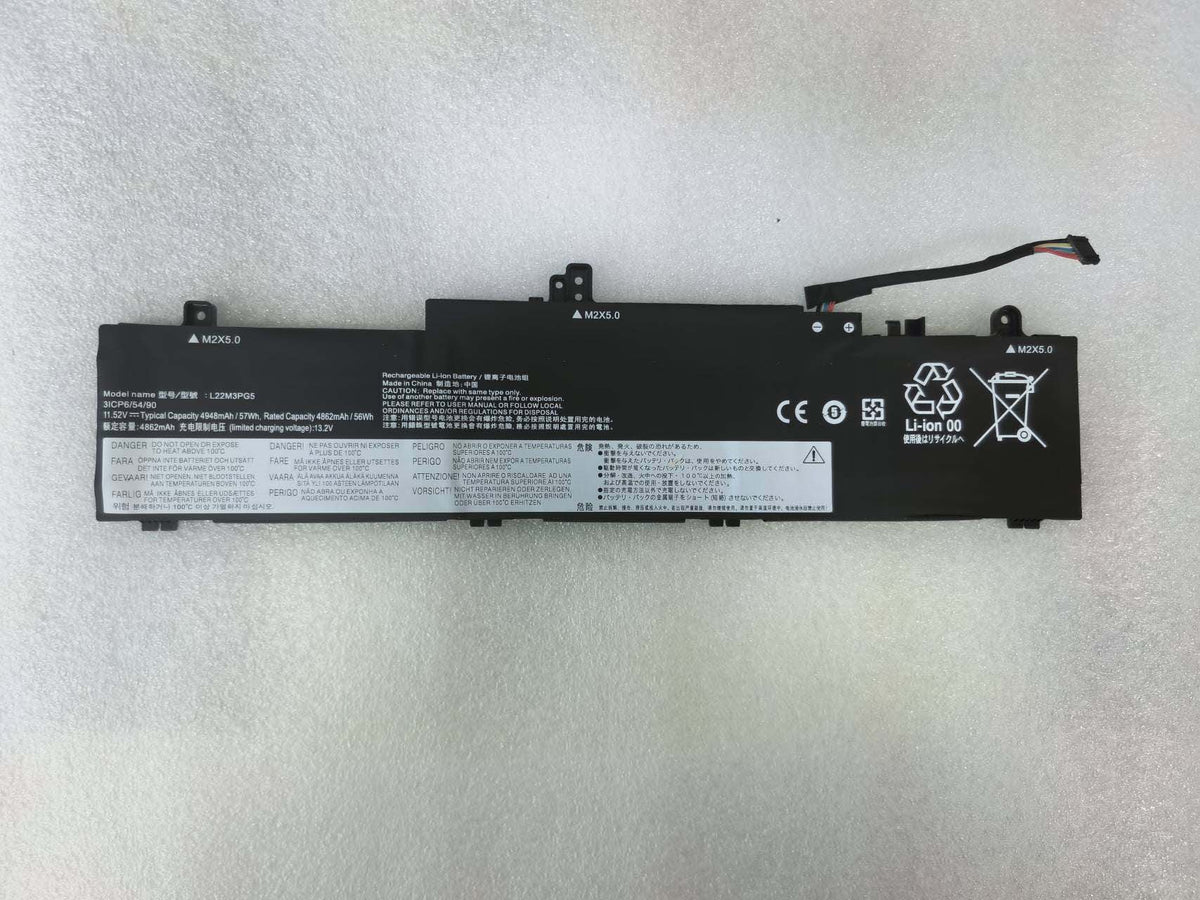 Replacement L22M3PG5 Battery for Lenovo ThinkPad E14 Gen 5 E16 Gen 1 L22B3PG5 Series