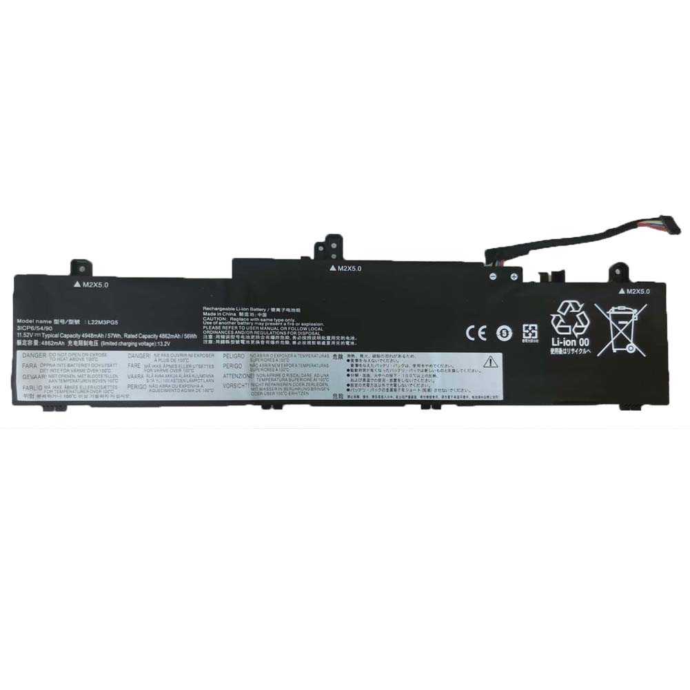 Replacement L22M3PG5 Battery for Lenovo ThinkPad E14 Gen 5 E16 Gen 1 L22B3PG5 Series
