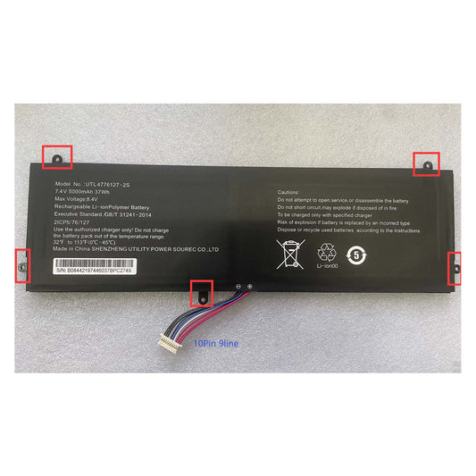 Laptop Replacement NV-4776127-2S UTL4776127-2S Battery Replace for Smartbook 141 PC208PC209