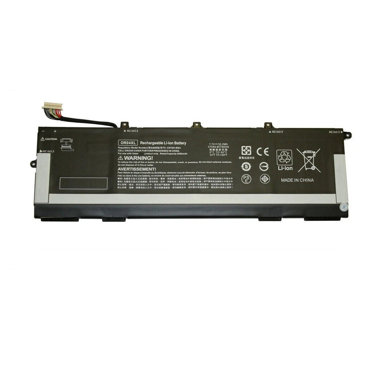 Replacement OR04XL Laptop Battery Compatible with HP EliteBook X360 830 G6 L34449-005