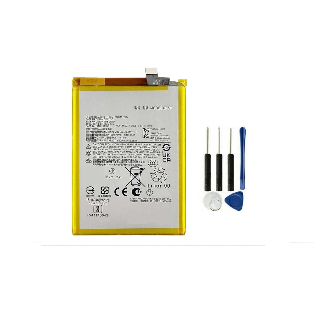Replacement Battery QF50 For G 5G XT2417/G PLAY XT2413/G34 XT2363/G04 XT2421