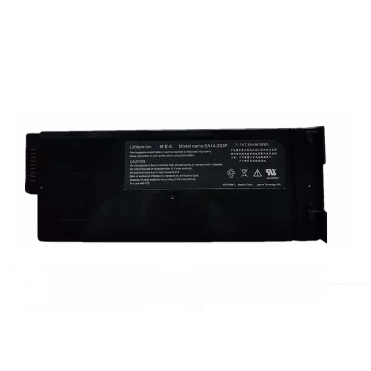 Replacement SA14-3S3P Laptop Battery For Durabook SA14 Notebook PC 11.1V 7800mAh 86.58wh